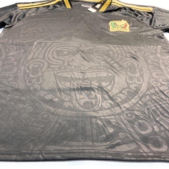 Soccer Mexico National Team Qatar Edition Jersey Black and Gold 2XL NWT SOLD!!!‎ - Picture 3 of 6